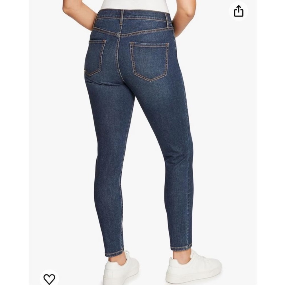 Nine West 🔹Women's Cigarette High Rise Skinny Jeans, Dark Wash, Size 10, NWT